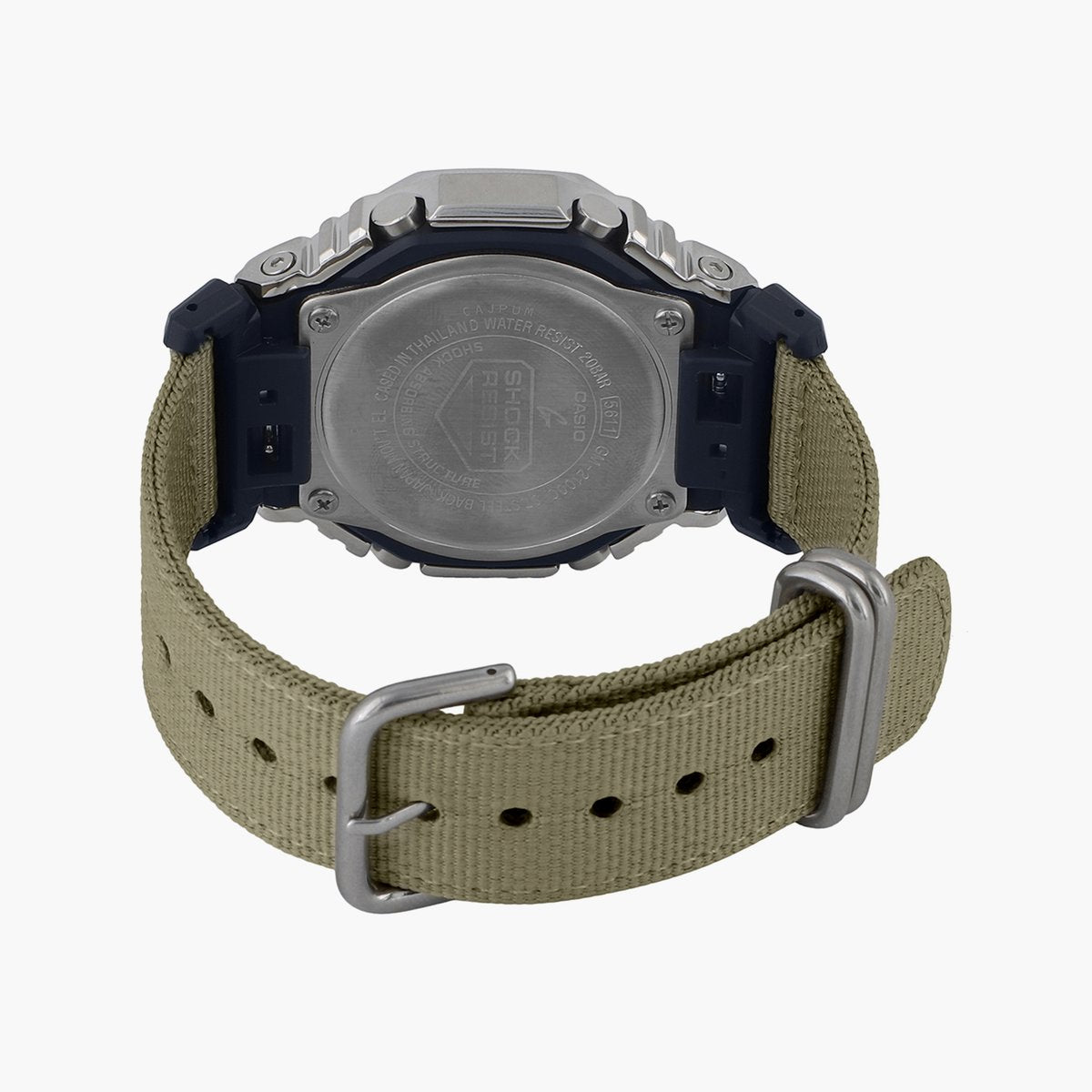 Casio Analog-Digital Black & Nato Men's Watch G1372