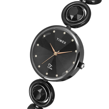 Analog White & Stainless Steel Women's Watch TWEL16401