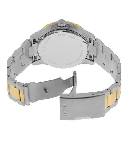 Fossil  Blue & Stainless Steel Men's Watch FS6034
