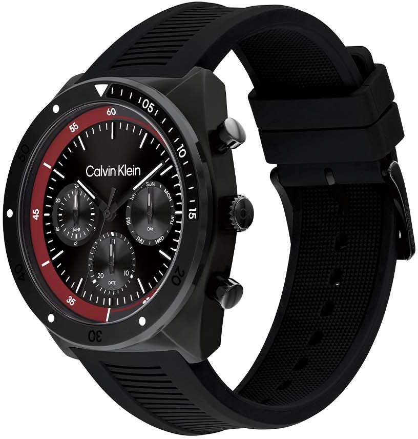 Calvin Klein MEN Fashion Silicone Quartz Watch 25200467