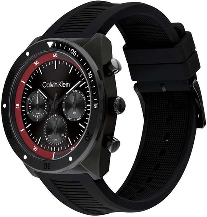 Calvin Klein MEN Fashion Silicone Quartz Watch 25200467