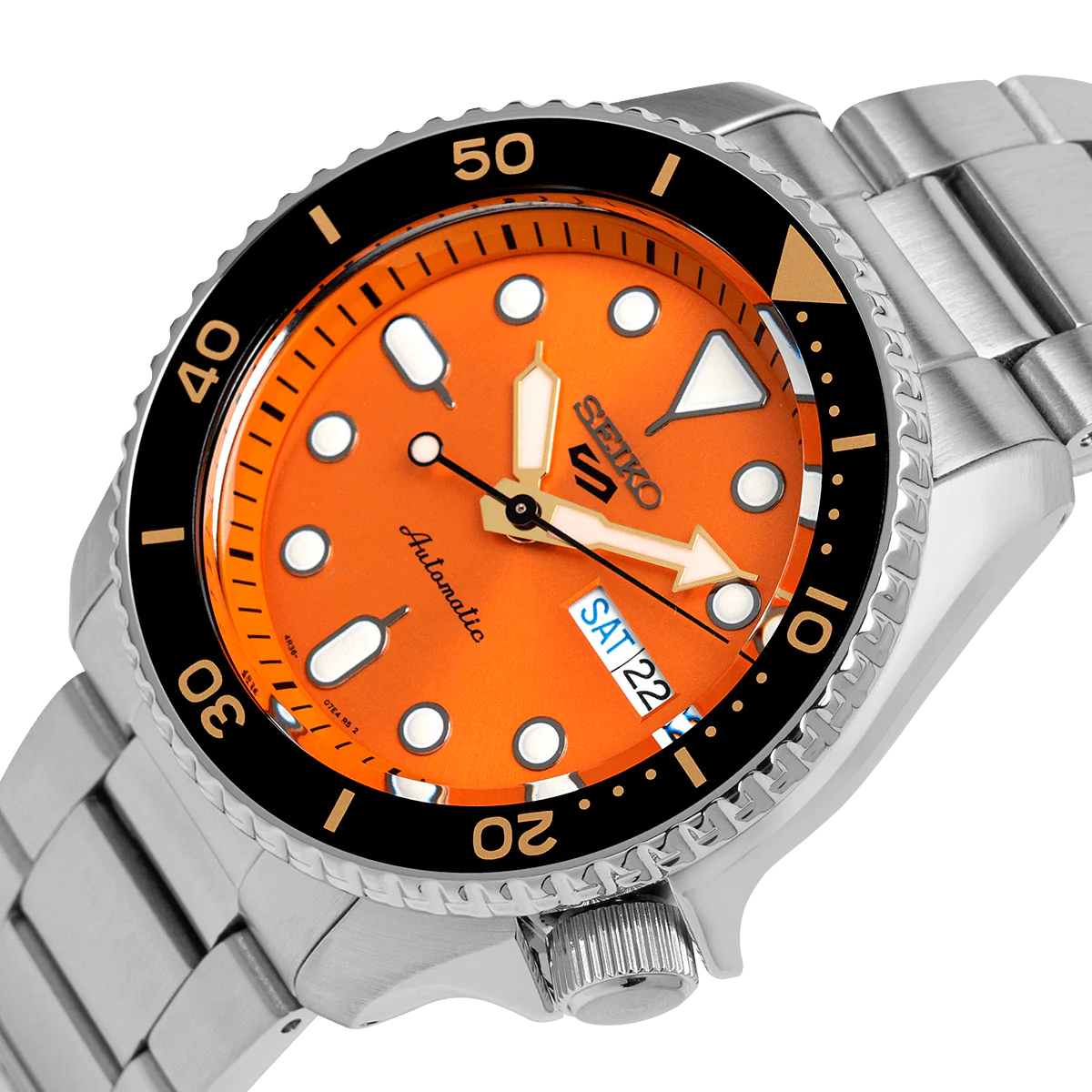 Seiko Analog Brown & Stainless Steel Men's Watch SRPD59K1