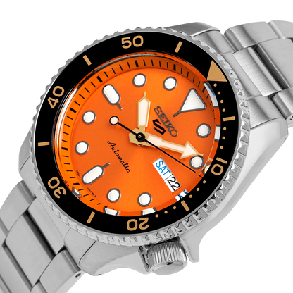 Seiko Analog Brown & Stainless Steel Men's Watch SRPD59K1