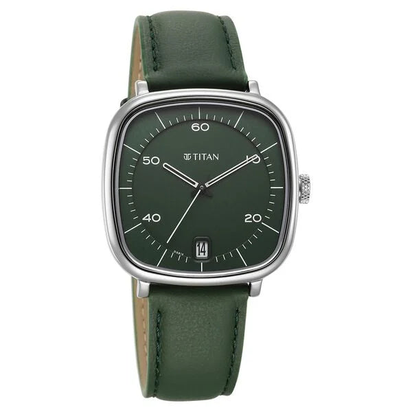 Analog Green & Stainless Steel Men' 1885SL04
