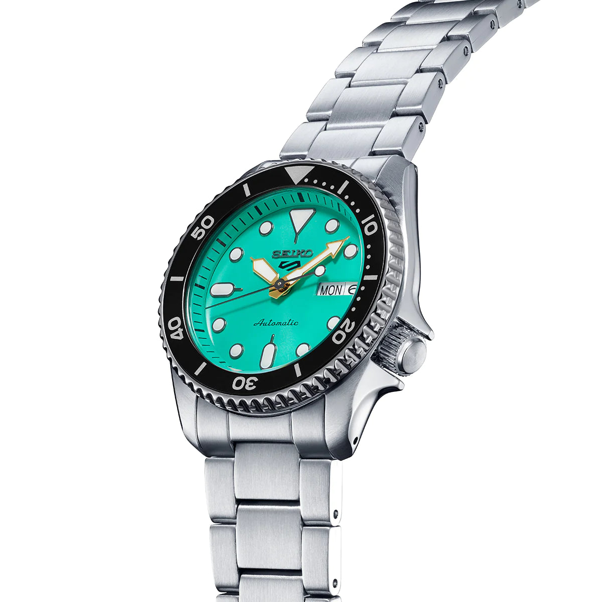 Seiko Analog sky blue & Metal band Men's Watch SRPK33K1
