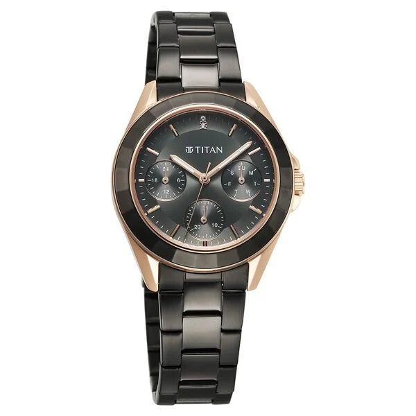 Multifunction Grey & Stainless Steel Women' 95315KM02