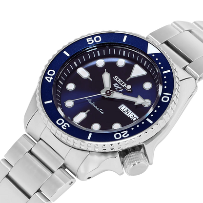 Seiko Analog Blue & Stainless Steel Men's Watch SRPD51K1
