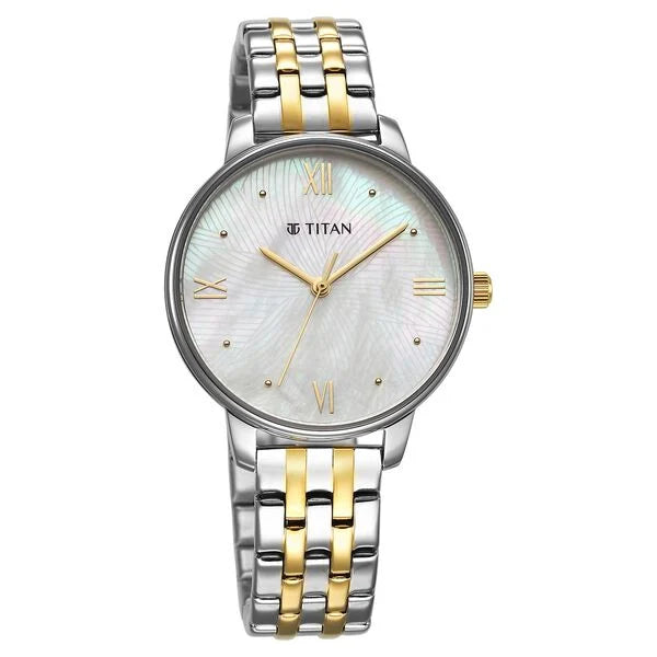 Analog Mother Of Pearl & Stainless Steel Women' NS95238BM01