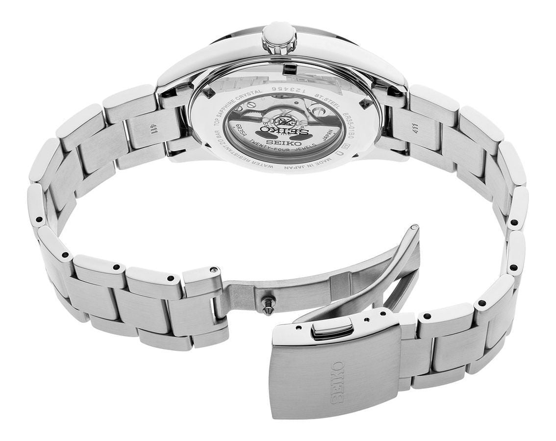 Seiko Analog Green & Stainless Steel Men's Watch SPB155J1