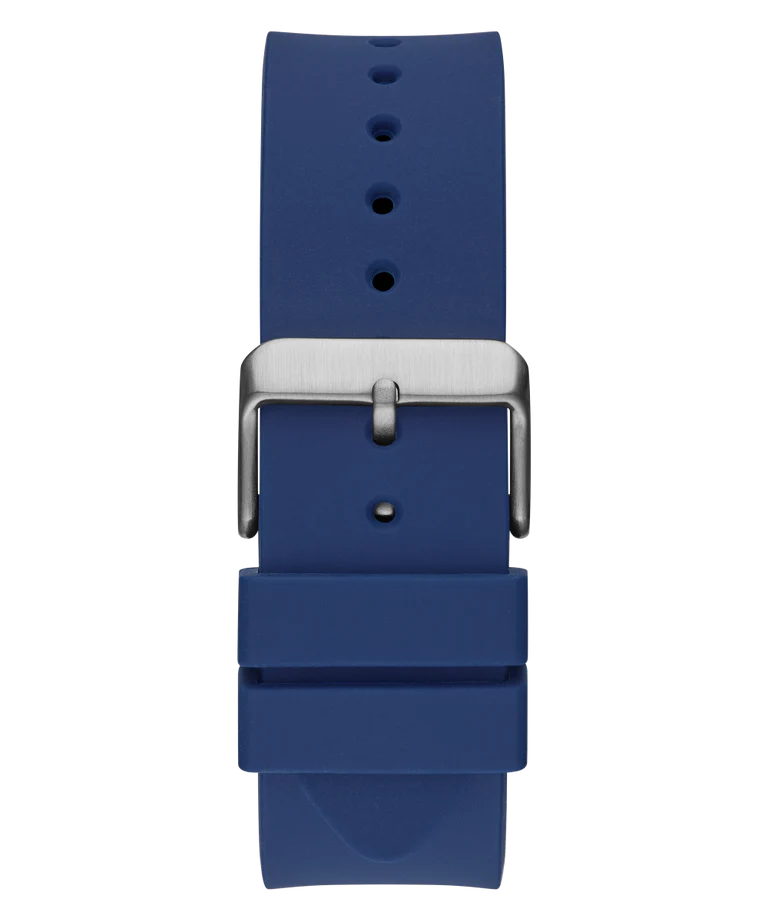 Guess  Blue & Silicone Men's Watch GW0203G7