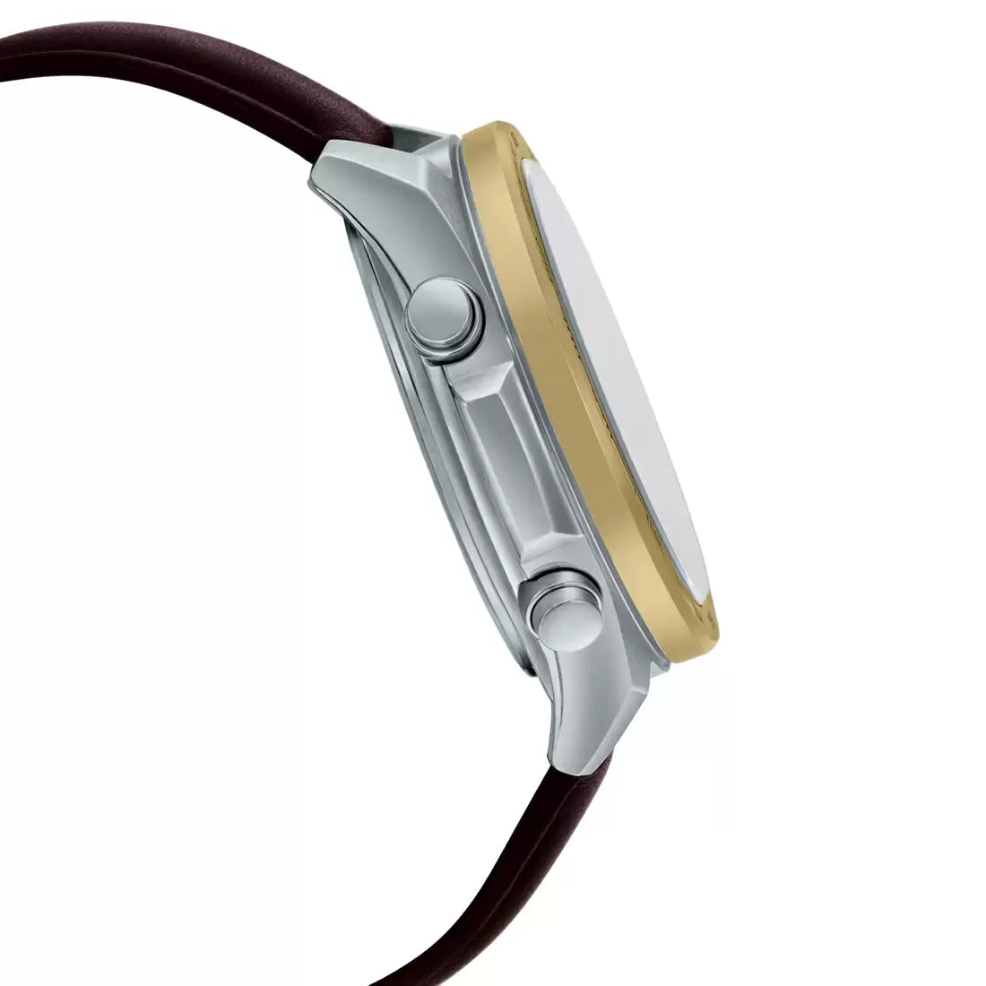 Casio Analog-Digital Gold & Leather Men's Watch EX530