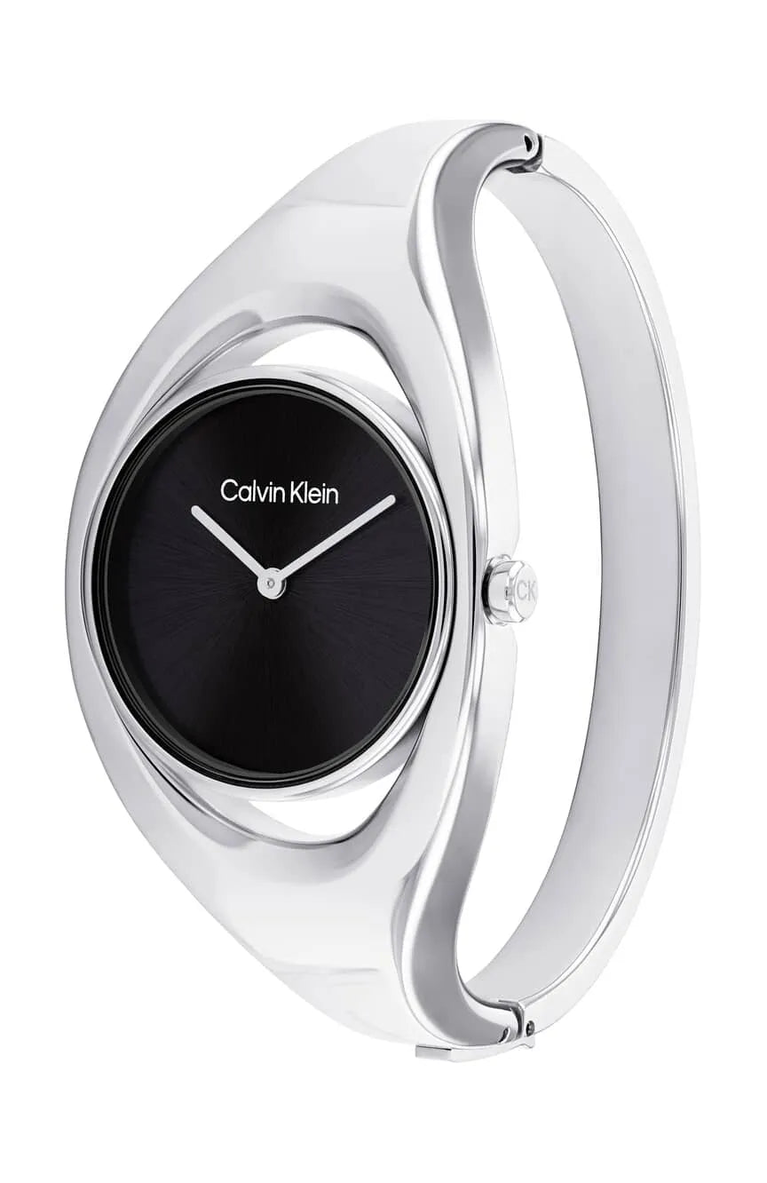 Calvin Klein Analog Black & Stainless Steel Wowen's Watch 25200423