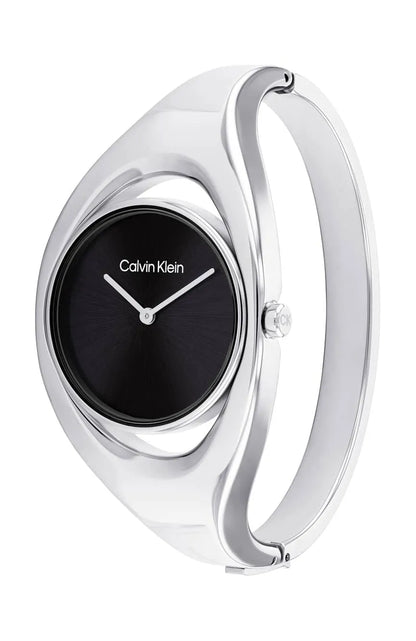 Calvin Klein Analog Black & Stainless Steel Wowen's Watch 25200423