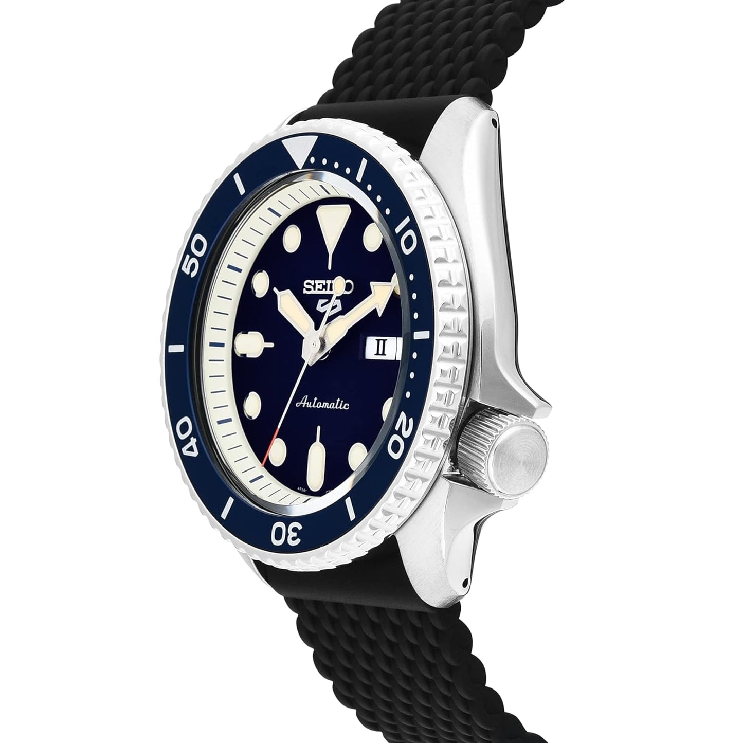 Seiko Analog Blue & Nylon Men's Watch SRPD71K2