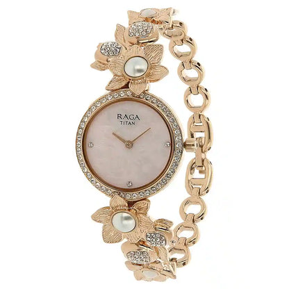 Analog Mother Of Pearl &  Women's Watch NM95043WM01
