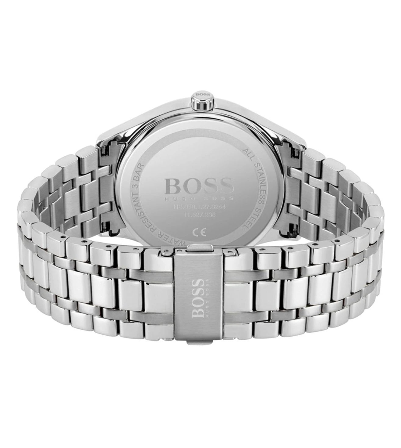 Hugo Boss Analog Black & Stainless Steel Men's Watch 1513833
