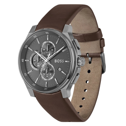 Peak 2.0 chronograph function Grey Round Dial Men's Watch 1514187