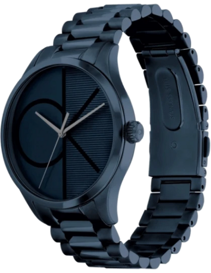 Calvin Klein Analog Black & Stainless Steel Unisex Watch 25200166