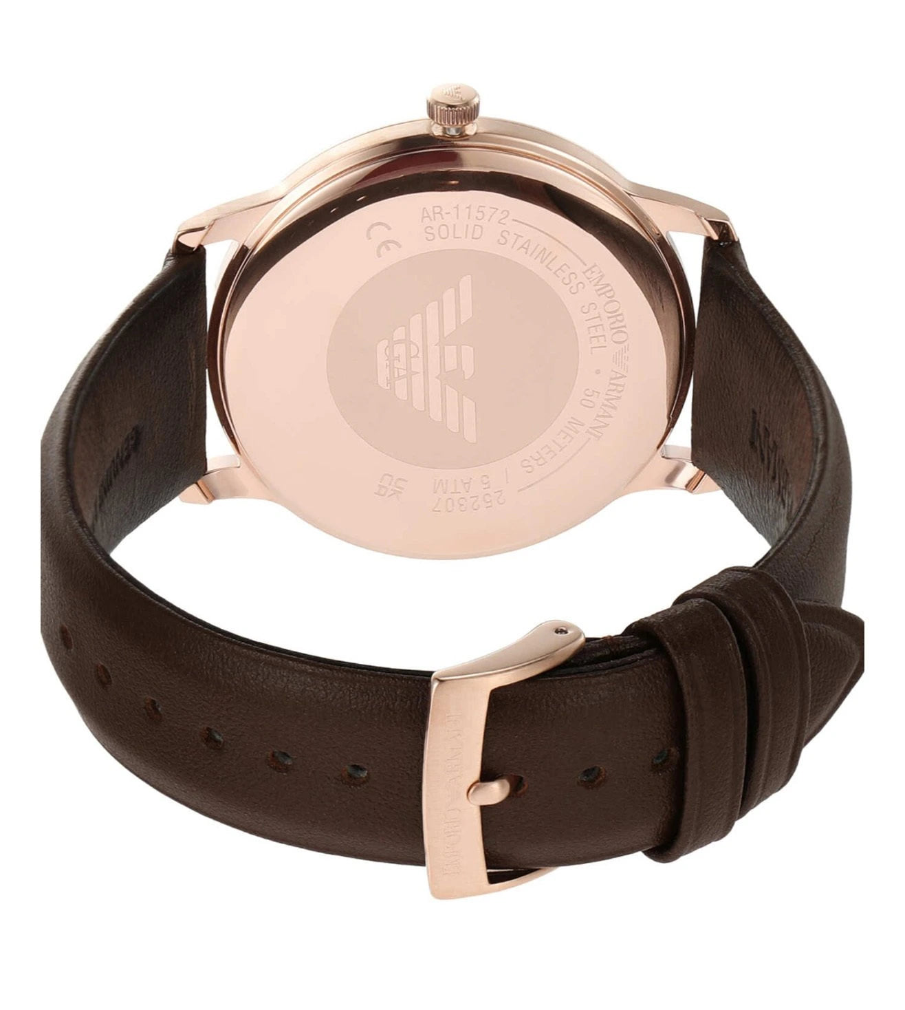 Emporio Armani  White & Leather Men's Watch AR11572