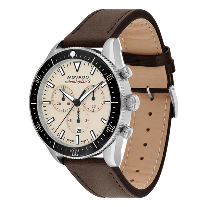 Movado Heritage Series Calendoplan S Men's Watch - Swiss Quartz Chronograph 3650205