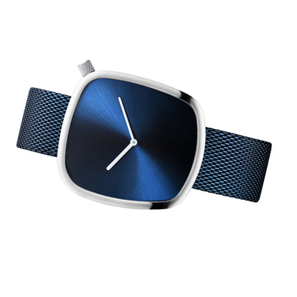 Bering Analog Blue & Milanese Men's Watch 18040 307