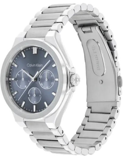 CALVIN KLEIN Multifunction Blue & Stainless Steel Women's Watch 25100051