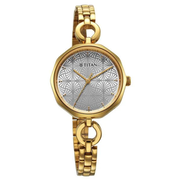 Analog Silver & Stainless Steel Women's Watch NS2702YM01