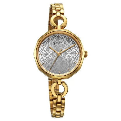 Analog Silver & Stainless Steel Women's Watch NS2702YM01
