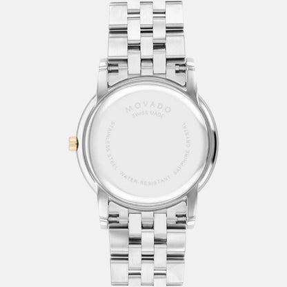 Movado Analog Mother Of Pearl & Stainless Steel Women's Watch 607629