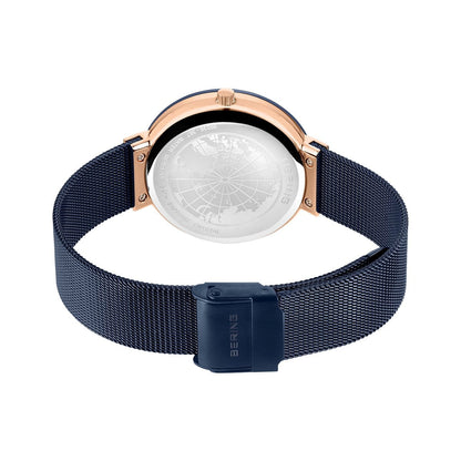 Bering  Blue & milanese Women's Watch 35036 367