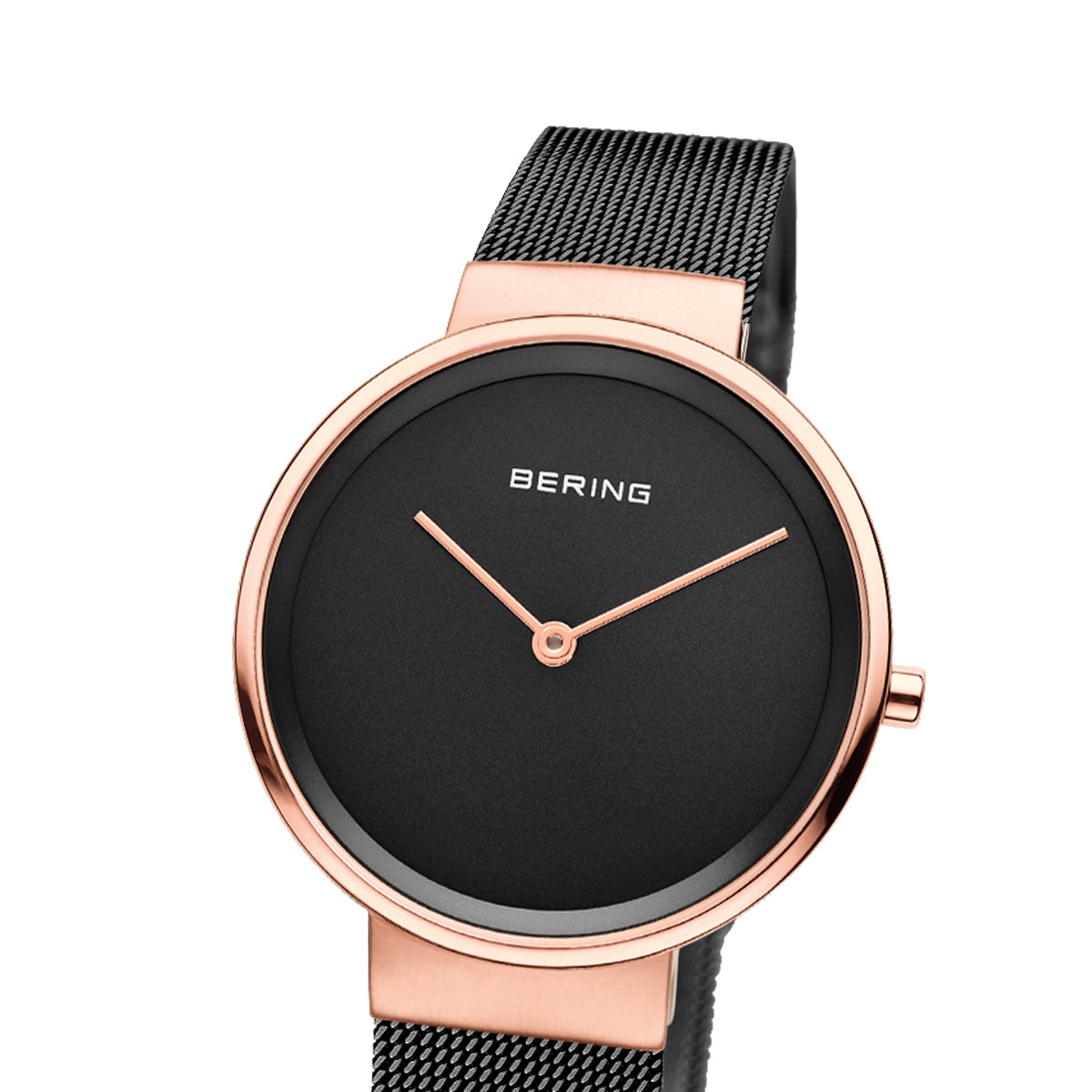 Bering Analog Black & Milanese Women's Watch 14531 166