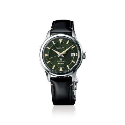 Seiko Analog green & Leather Men's Watch SPB245J1