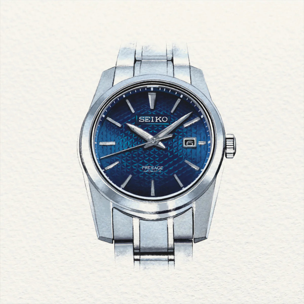 Seiko Analog Blue & Stainless Steel Men's Watch SPB167J1