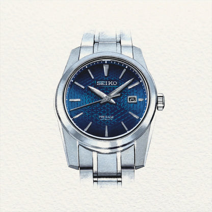 Seiko Analog Blue & Stainless Steel Men's Watch SPB167J1