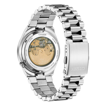 Citizen Analog Yellow & Stainless Steel Men's Watch NJ0150 81Z