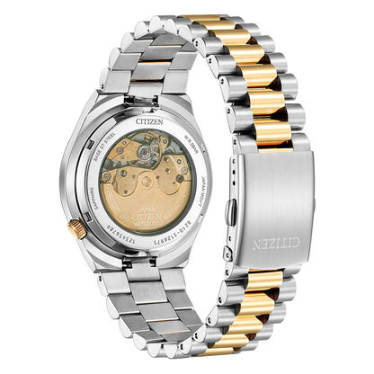 Citizen Analog Gray & Stainless Steel Men's Watch NJ0154 80H