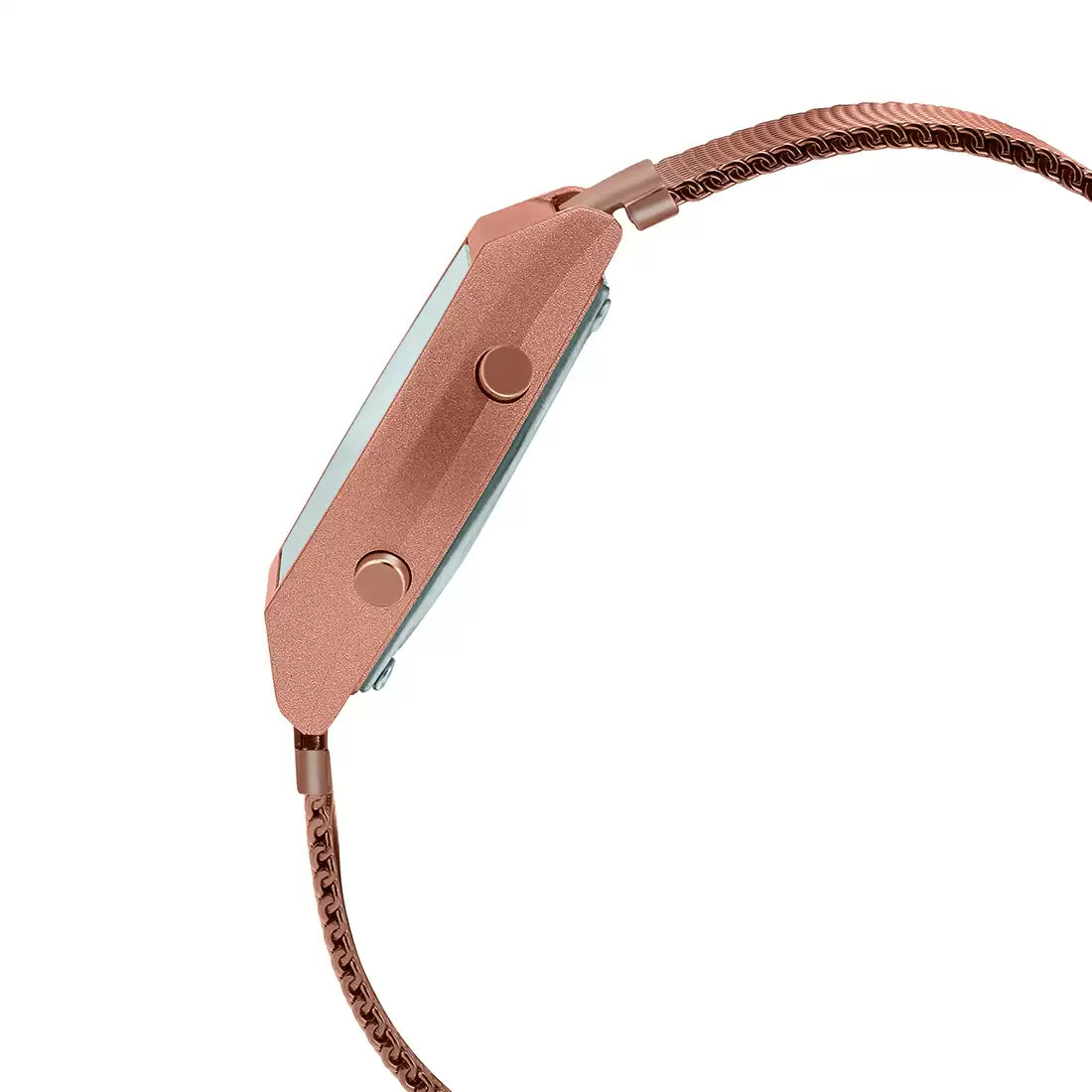 Casio Digital Rose Gold & Stainless Steel Unisex Watch D216