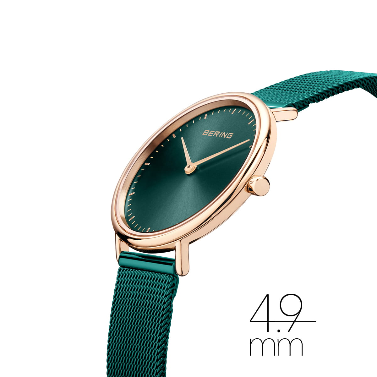 Bering Analog Green & Milanese Women's Watch 15729 868