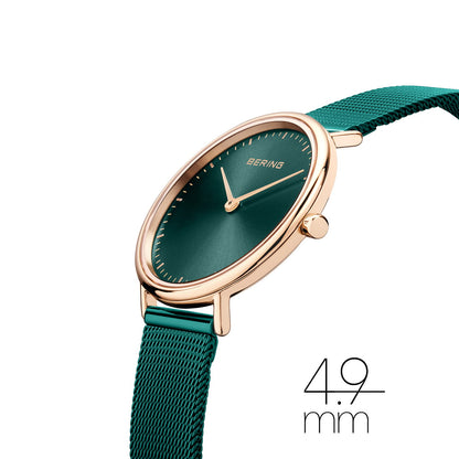 Bering Analog Green & Milanese Women's Watch 15729 868