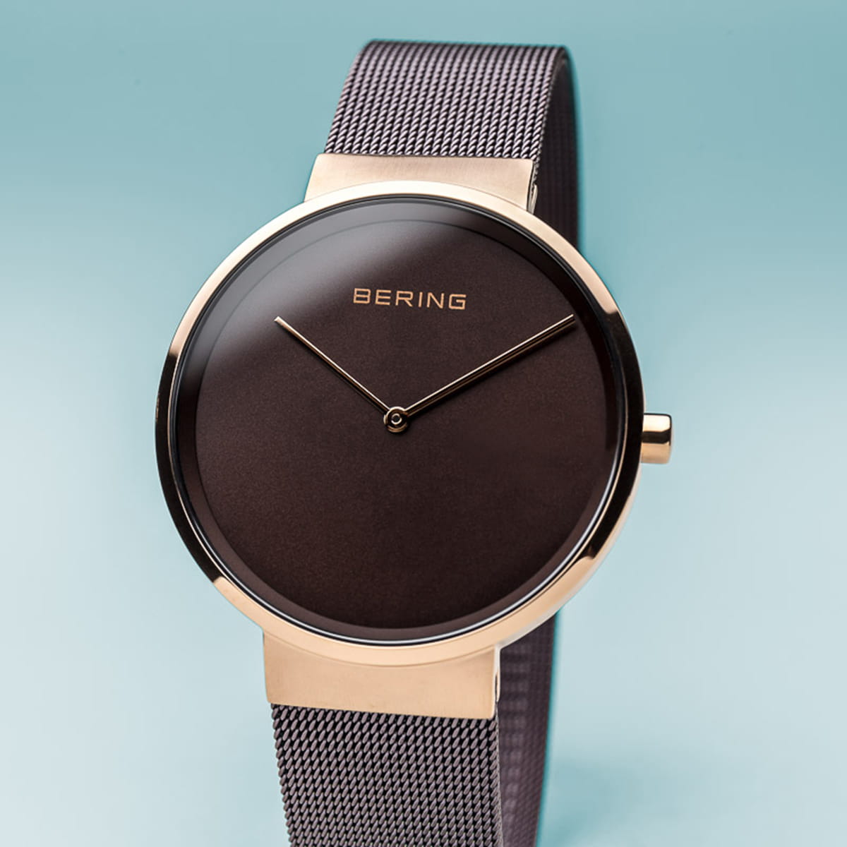 Bering Analog Brown & Milanese Unisex Watch 14539 262