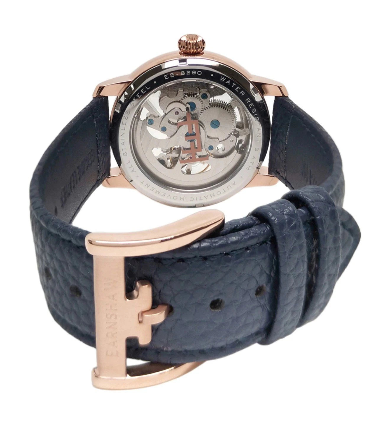 Earnshaw  Blue & Leather Men's Watch ES 8290 05