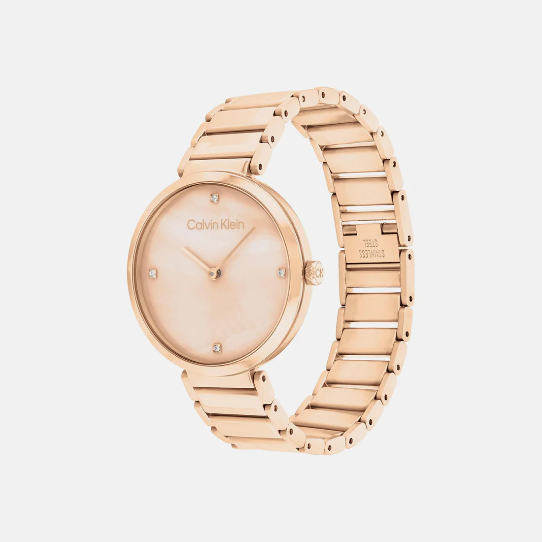 CALVIN KLEIN Analog Rose Gold & Stainless Steel Women's Watch 25200429