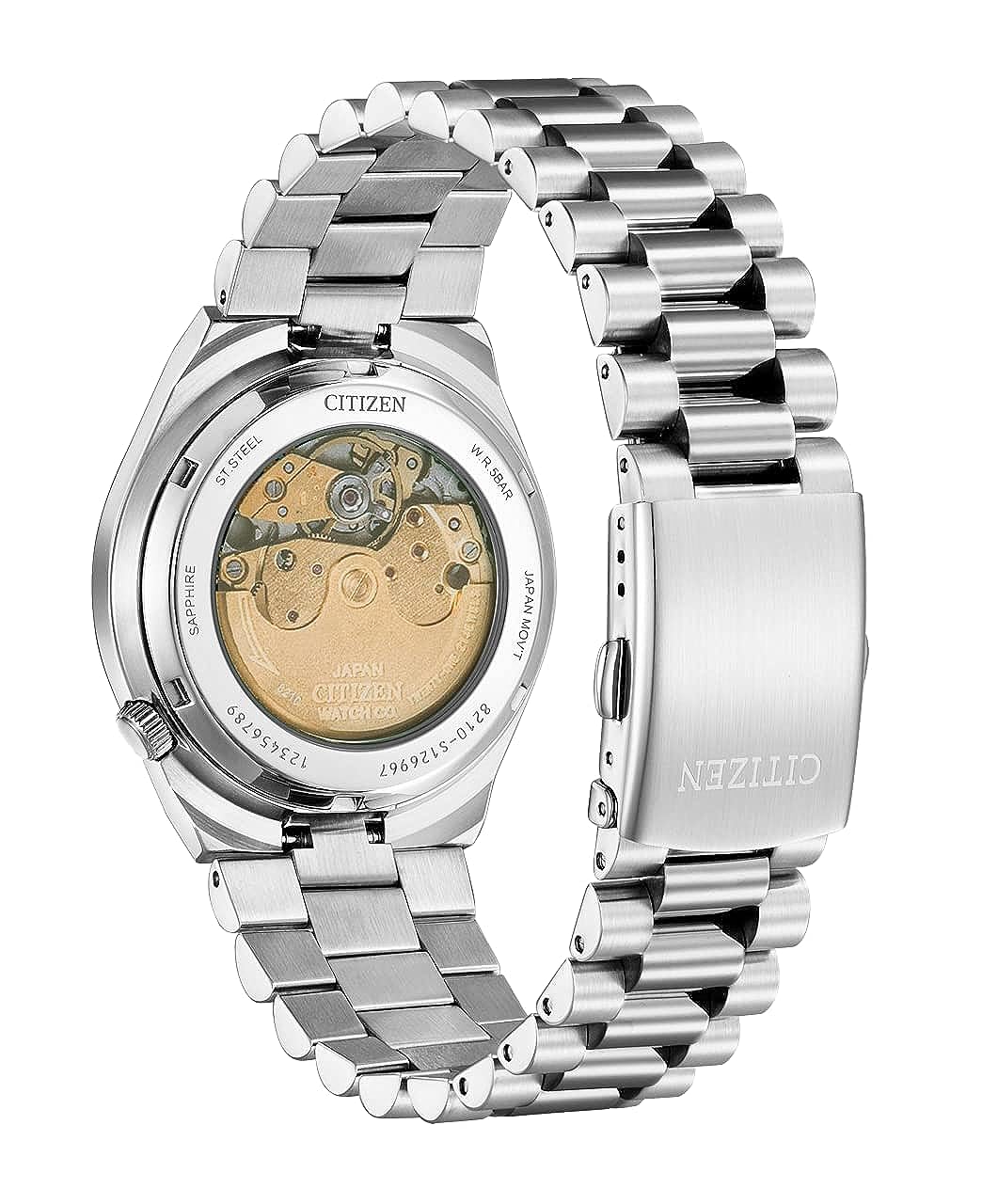 Citizen Analog Green & Stainless Steel Men's Watch NJ0150 81X