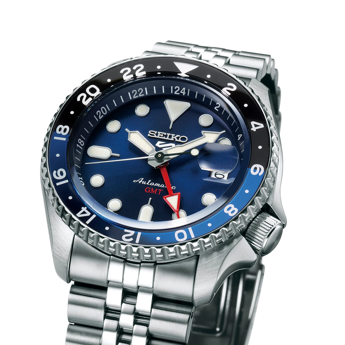 Seiko Analog Blue & Metal band Men's Watch SSK003K1