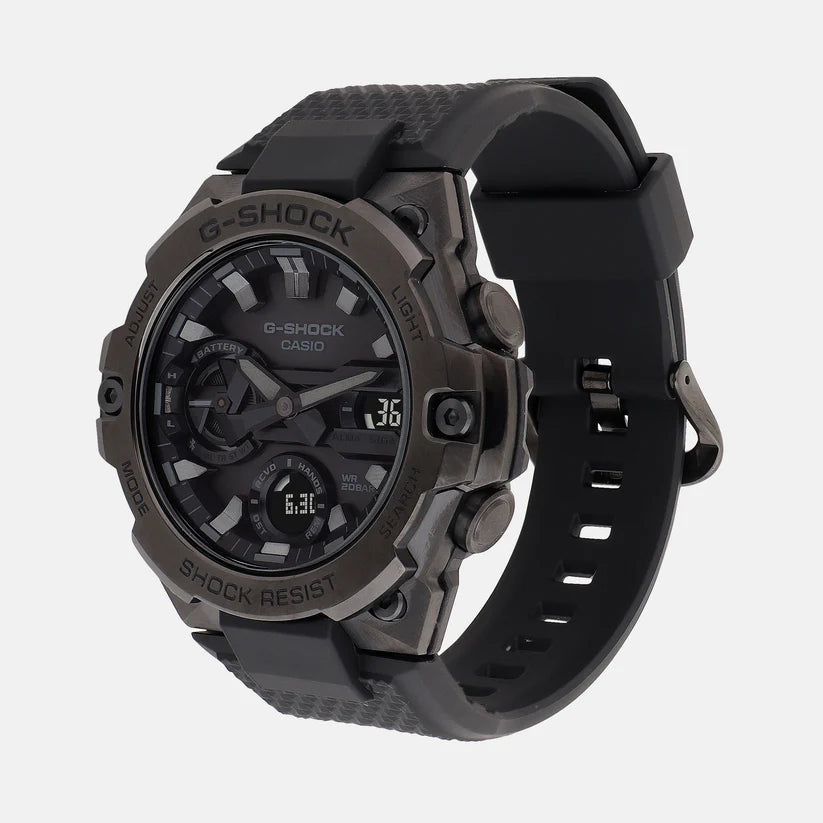 Casio Analog-Digital Black & Resin Men's Watch G1417