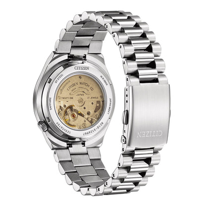 Citizen Analog Brown & Stainless Steel Men's Watch NJ0158 89Y