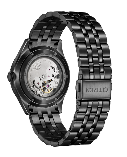 Citizen Analog Black & Stainless Steel Men's Watch NH8395 77E