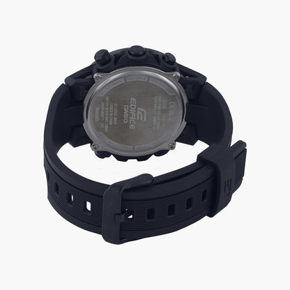 Casio Analog-Digital Black & Resin Men's Watch ED577