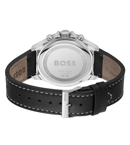 Hugo Boss Analog Black & Leather Men's Watch 1514099