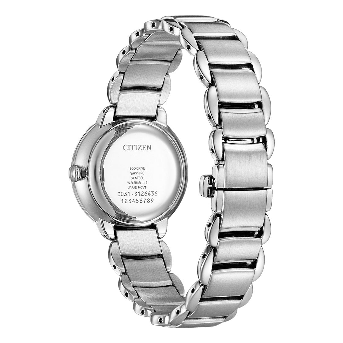 Citizen Analog Blue & Stainless Steel Women's Watch EM0920 86L